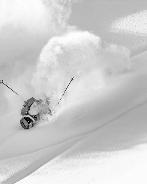 Shake excess snow from the goggle interior